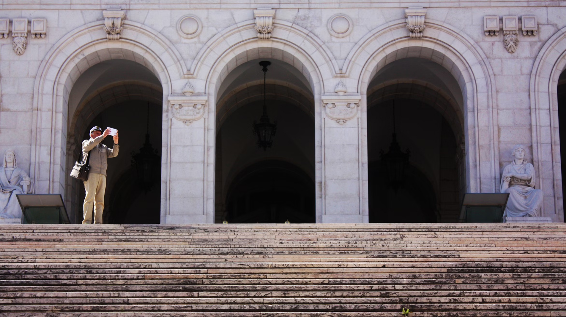 Before - Classical building with photographer