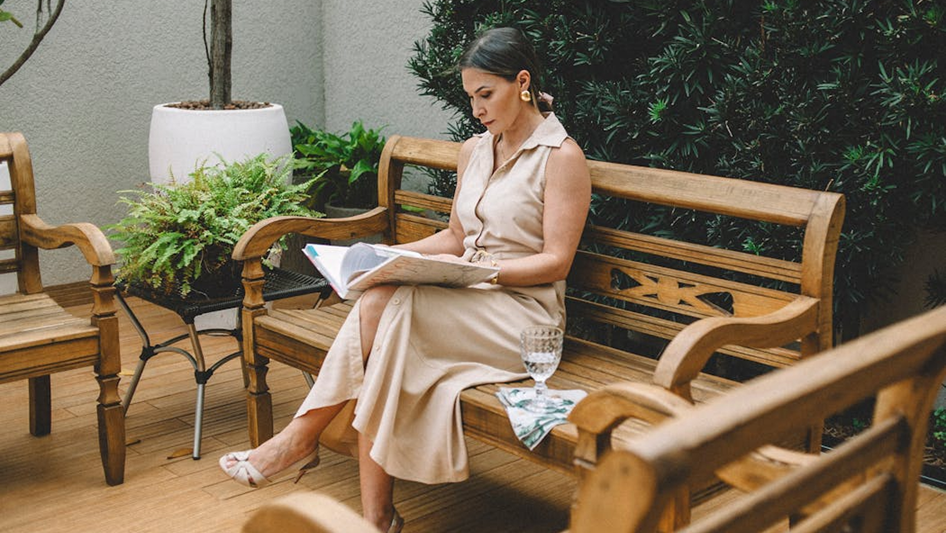 Before - Gray sweater