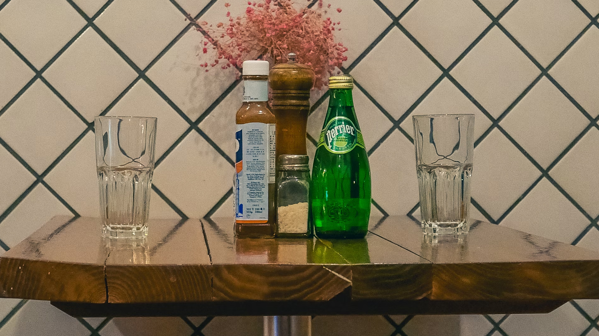 Before - Kitchen items on counter