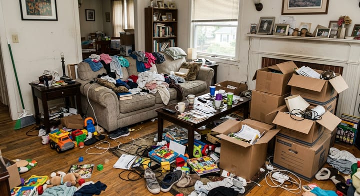 Declutter Room — before