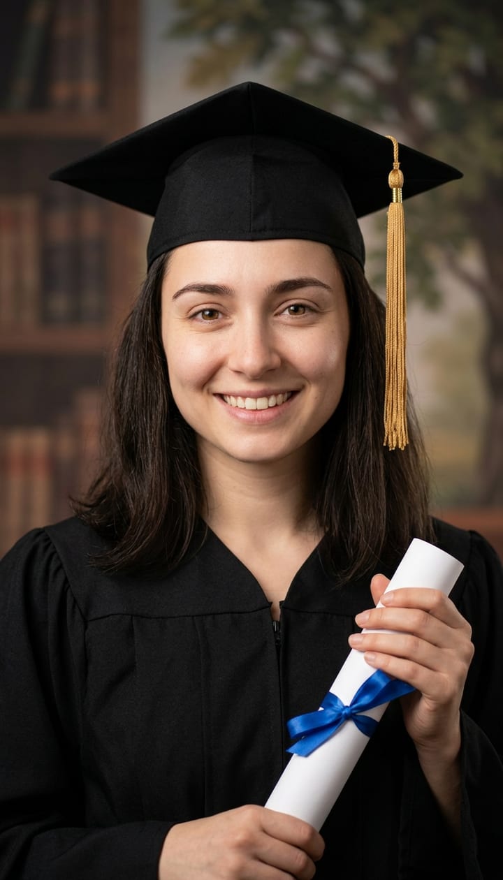 Graduation Portrait — after