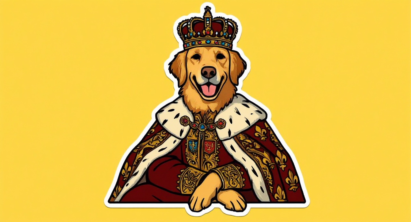 Stickers applied to the Pet Portrait result