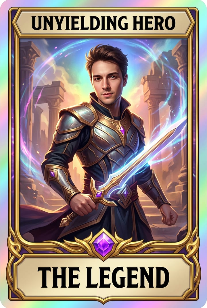 Trading Card — after